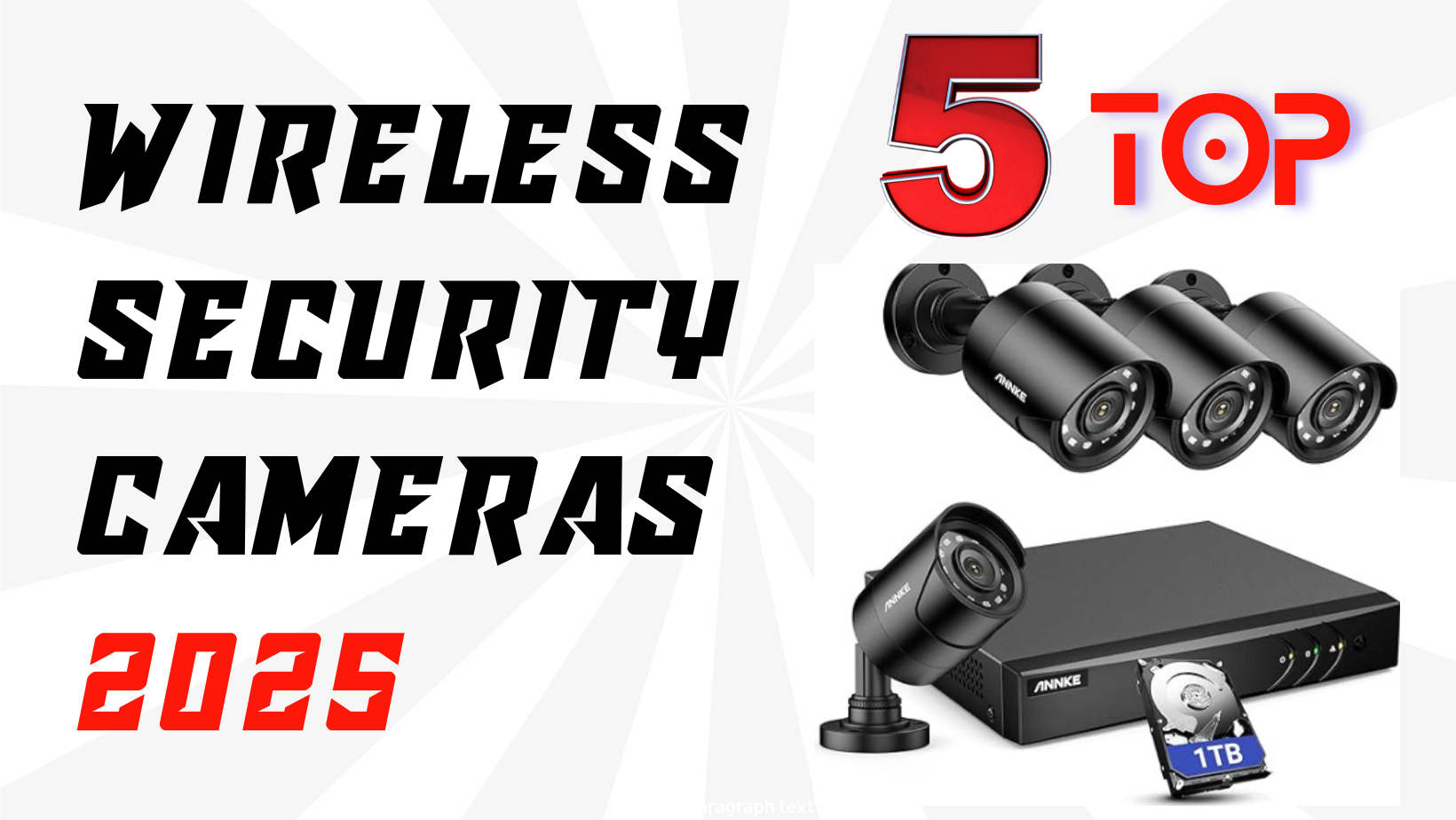 Top 5 Wireless Security Cameras 2025